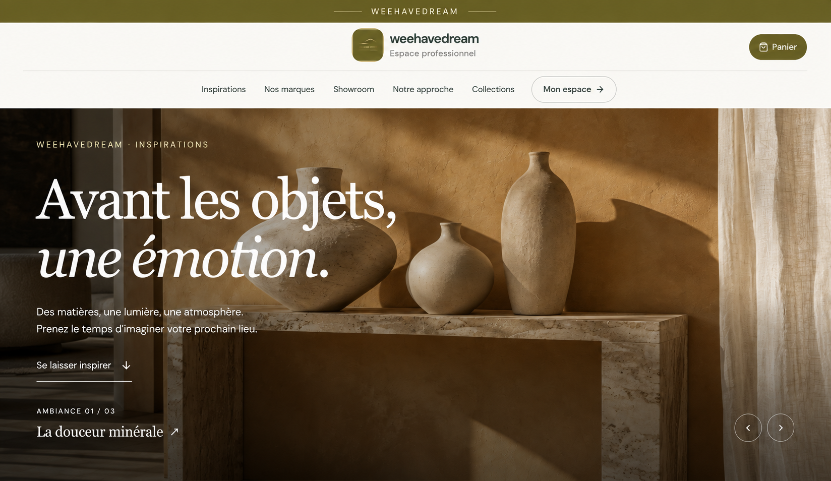Aperçu du site Weehavedream